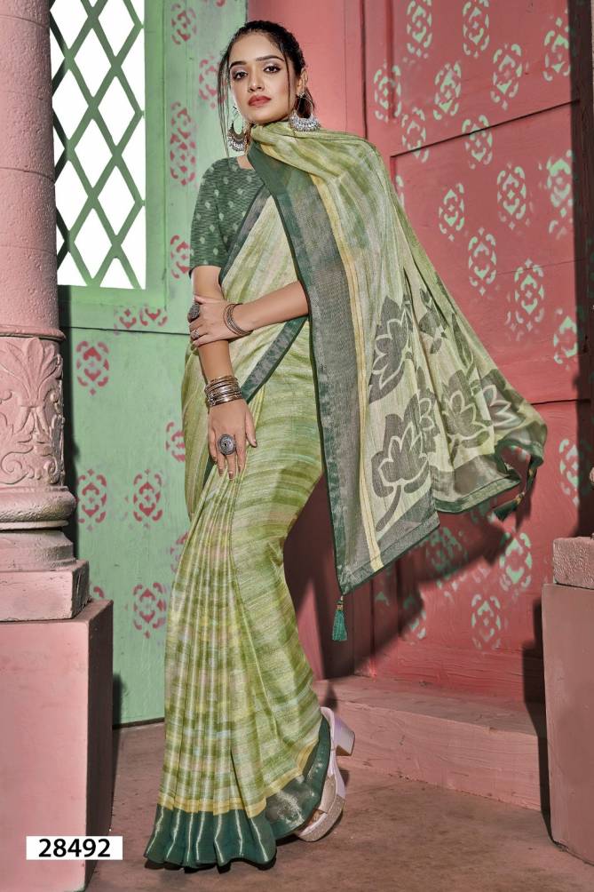 Urisha By Vallabhi Printed Designer Brasso Sarees Suppliers In Mumbai